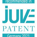 JUVE Patent recommended in Germany 2021